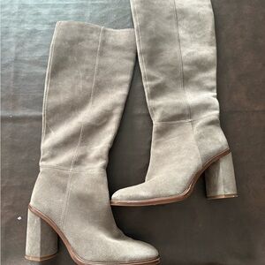 Vince Camuto Gray Heeled Boots